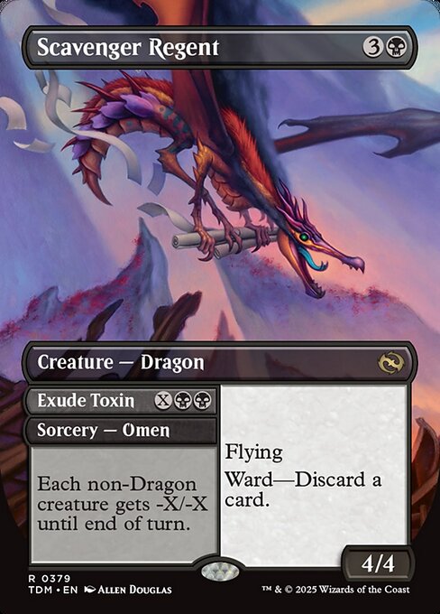 Scavenger Regent // Exude Toxin [Borderless Foil]