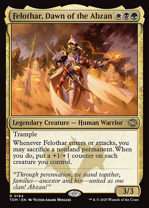 Felothar, Dawn of the Abzan [Foil]