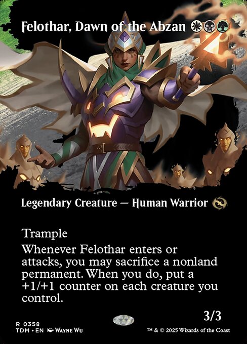 Felothar, Dawn of the Abzan [Borderless Foil]