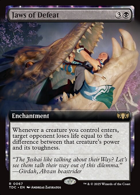 Jaws of Defeat [Extended Artwork Foil]