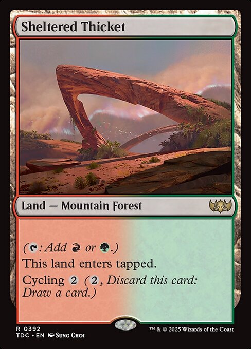 Sheltered Thicket [Foil]