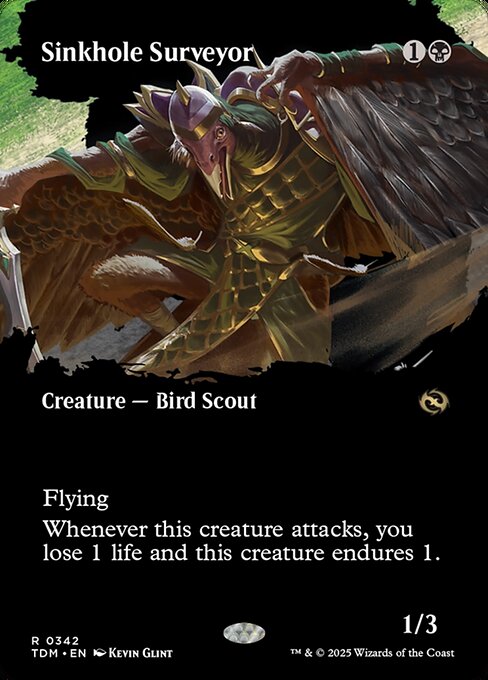 Sinkhole Surveyor [Borderless Foil]