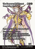 The Emperor, Hell Tyrant (Yawgmoth, Thran Physician) [Borderless]