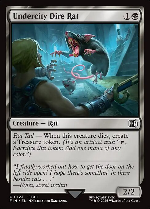 Undercity Dire Rat [Foil]