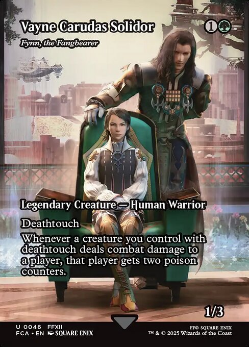 Vayne Carudas Solidor (Fynn, the Fangbearer) [Borderless Foil]