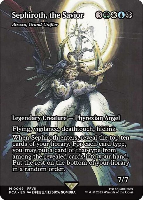 Sephiroth, the Savior (Atraxa, Grand Unifier) [Borderless Foil]