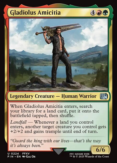 Gladiolus Amicitia [Foil]