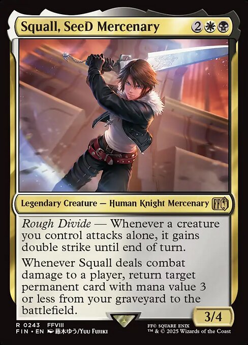 Squall, SeeD Mercenary [Foil]