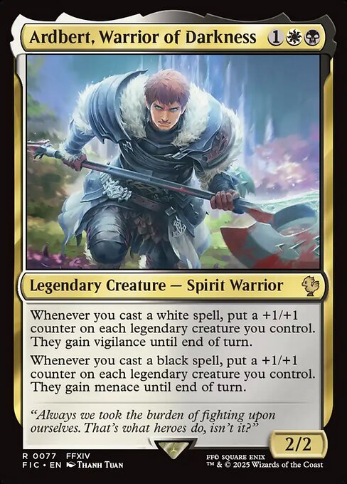 Ardbert, Warrior of Darkness [Foil]