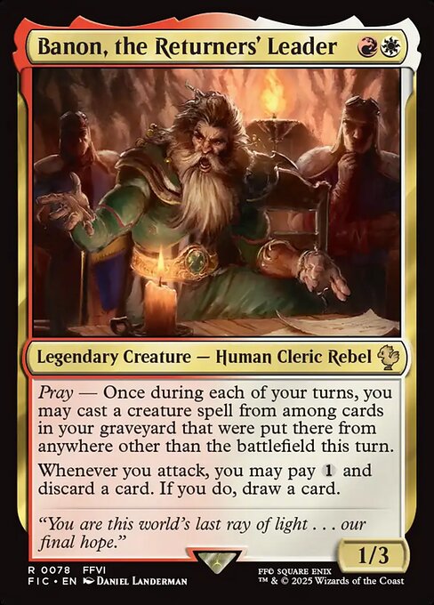 Banon, the Returners' Leader [Foil]