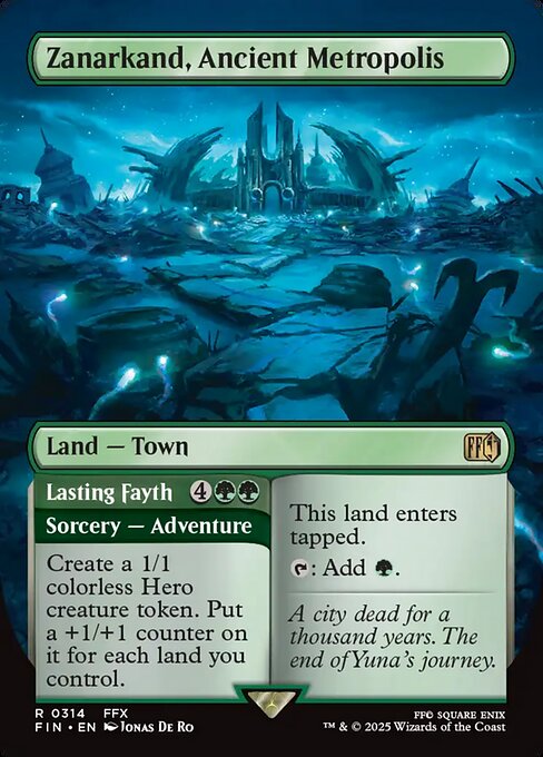 Zanarkand, Ancient Metropolis // Lasting Fayth [Adventure Land Foil]