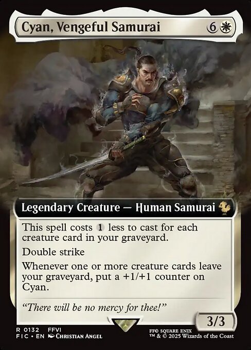 Cyan, Vengeful Samurai [Extended Artwork]