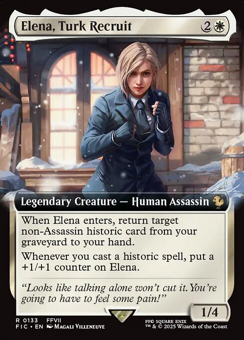 Elena, Turk Recruit [Extended Artwork Foil]