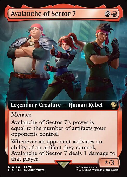 Avalanche of Sector 7 [Extended Artwork Foil]