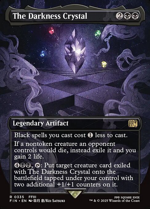 The Darkness Crystal [Woodblock Foil]