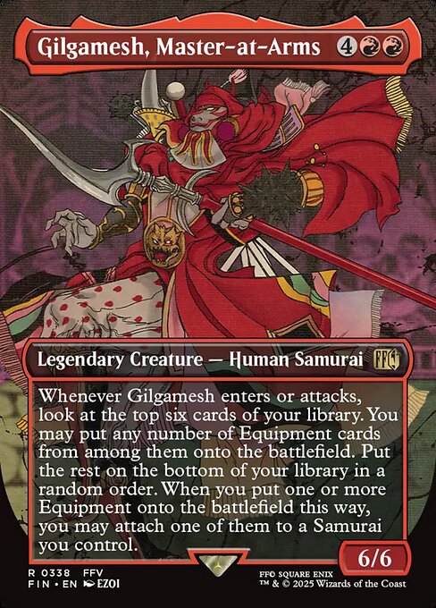 Gilgamesh, Master-at-Arms [Woodblock Foil]