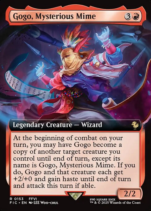 Gogo, Mysterious Mime [Extended Artwork Foil]