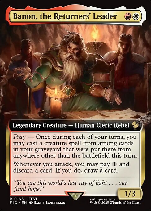 Banon, the Returners' Leader [Extended Artwork Foil]