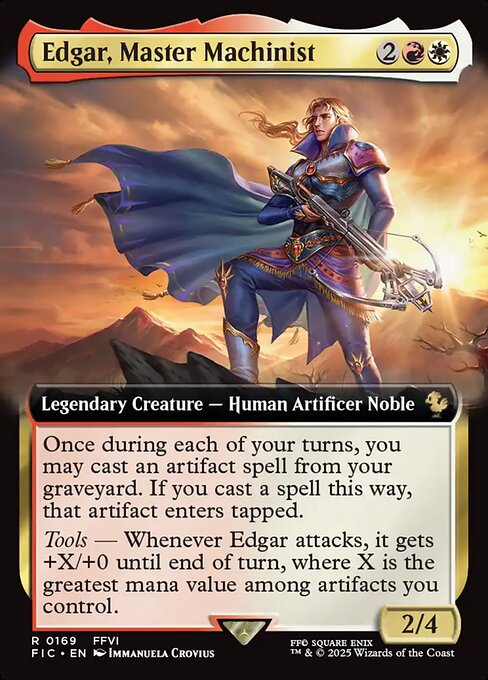 Edgar, Master Machinist [Extended Artwork Foil]