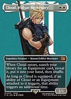 Cloud, Midgar Mercenary [Character Card Foil]