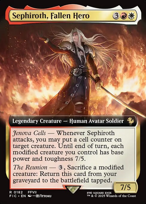 Sephiroth, Fallen Hero [Extended Artwork Foil]