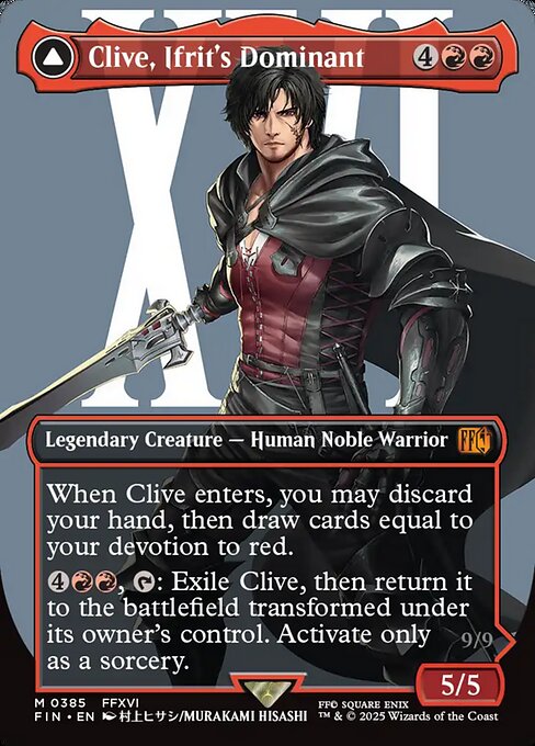 Clive, Ifrit's Dominant // Ifrit, Warden of Inferno [Character Card]