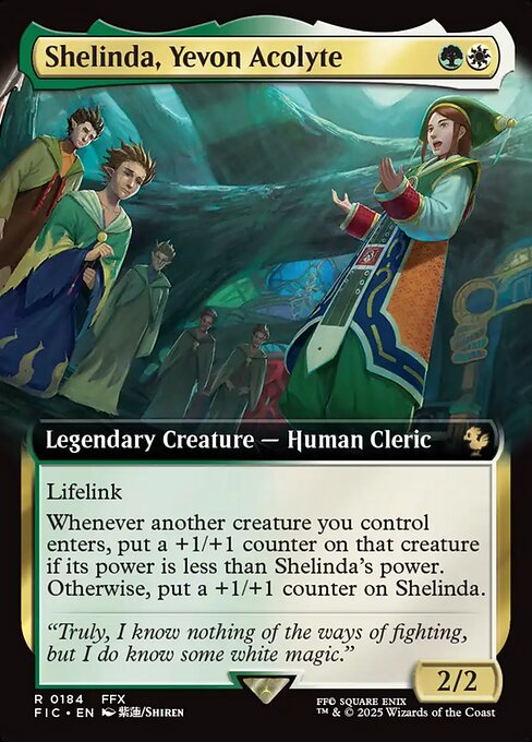 Shelinda, Yevon Acolyte [Extended Artwork Foil]