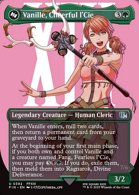 Vanille, Cheerful l'Cie [Character Card Foil]