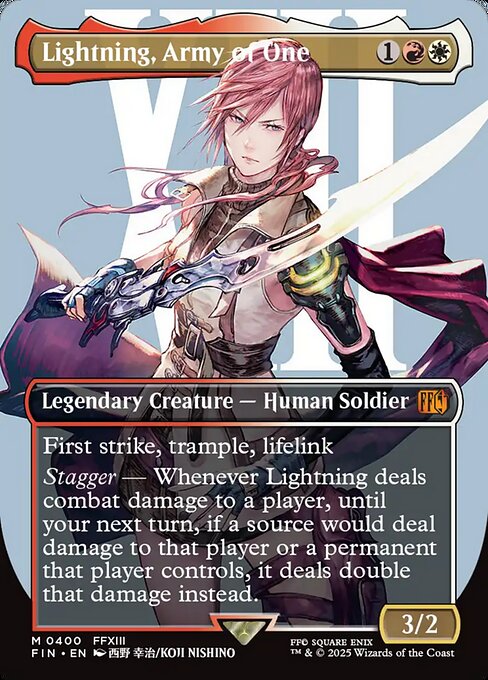 Lightning, Army of One [Character Card]