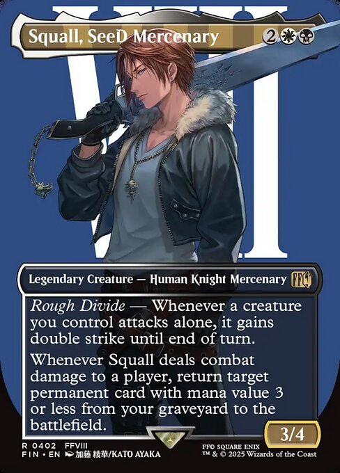Squall, SeeD Mercenary [Character Card]