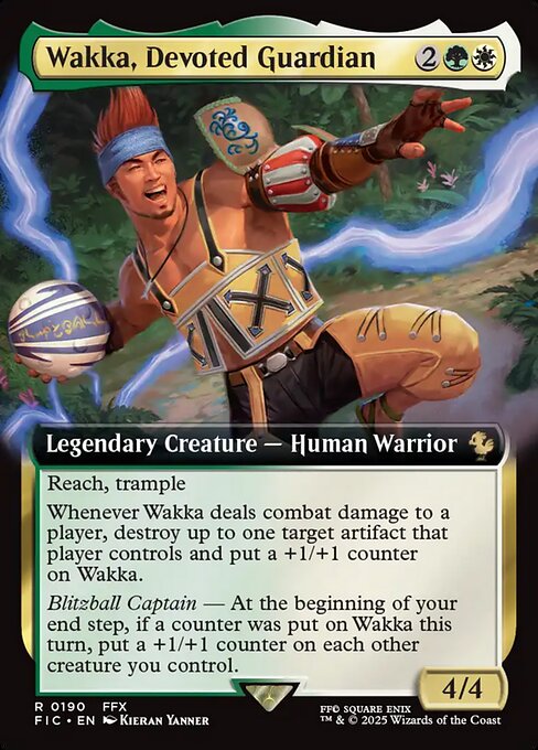 Wakka, Devoted Guardian [Extended Artwork Foil]