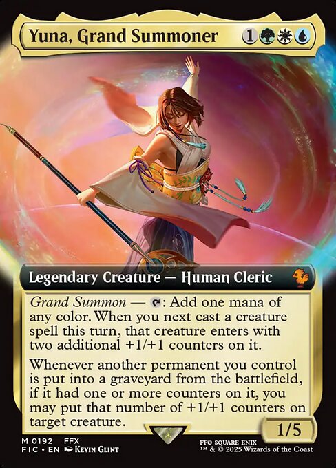 Yuna, Grand Summoner [Extended Artwork Foil]