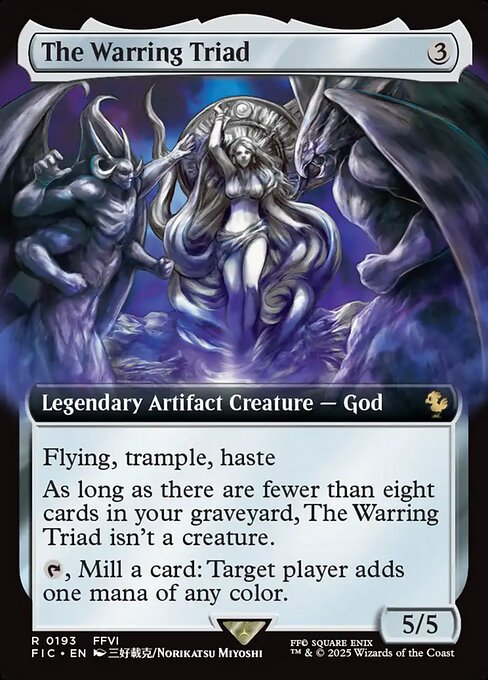 The Warring Triad [Extended Artwork Foil]