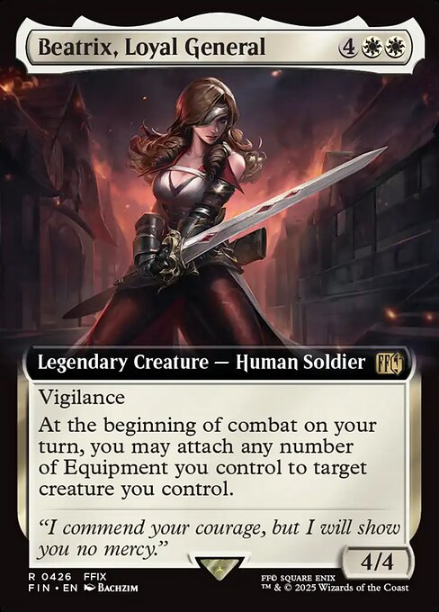 Beatrix, Loyal General [Extended Artwork Foil]