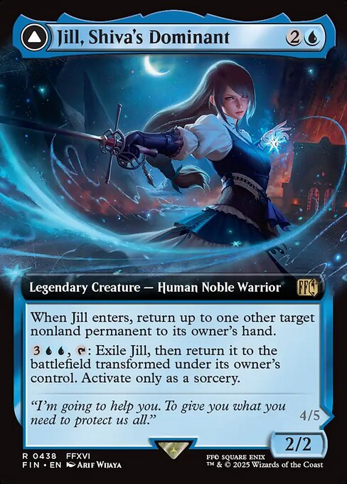 Jill, Shiva's Dominant // Shiva, Warden of Ice [Extended Artwork]