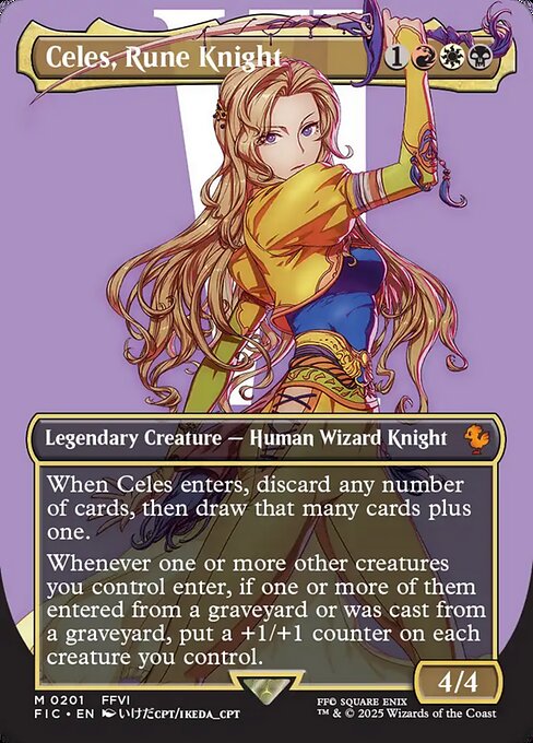 Celes, Rune Knight [Borderless Foil]