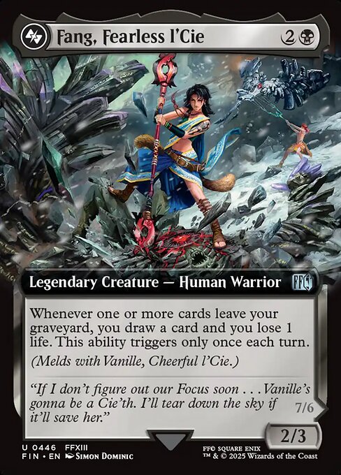 Fang, Fearless l'Cie [Extended Artwork Foil]