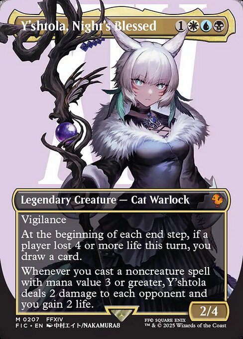 Y'shtola, Night's Blessed [Borderless Foil]