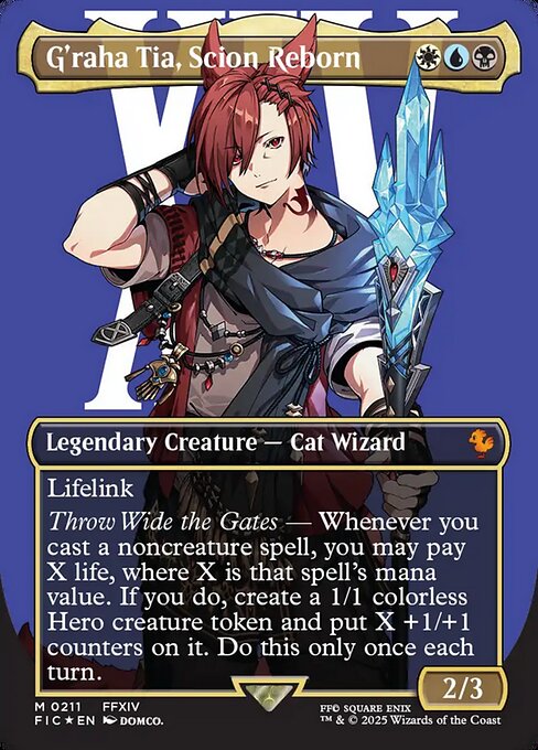 G'raha Tia, Scion Reborn [Borderless Surge Foil]