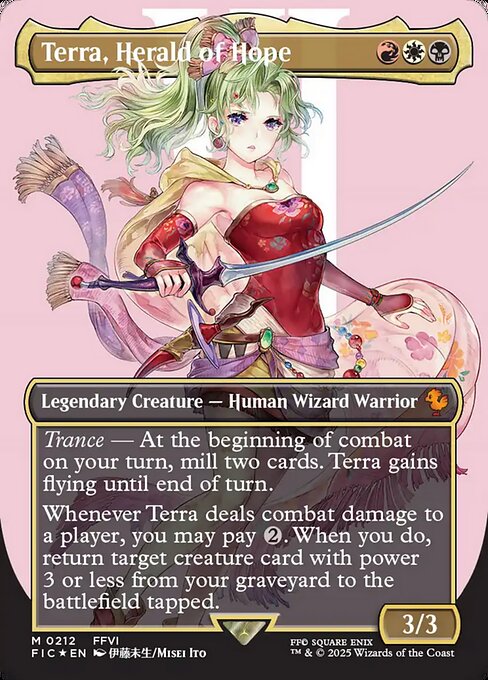 Terra, Herald of Hope [Borderless Surge Foil]