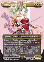 Terra, Herald of Hope [Borderless Surge Foil]