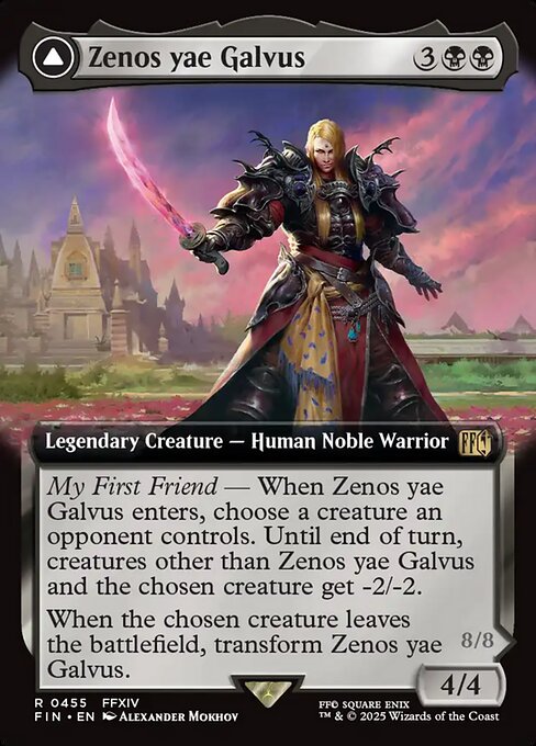 Zenos yae Galvus // Shinryu, Transcendent Rival [Extended Artwork Foil]