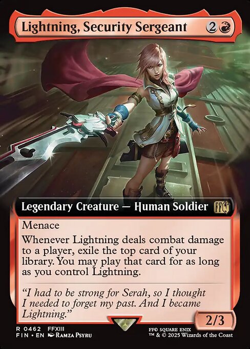 Lightning, Security Sergeant [Extended Artwork]