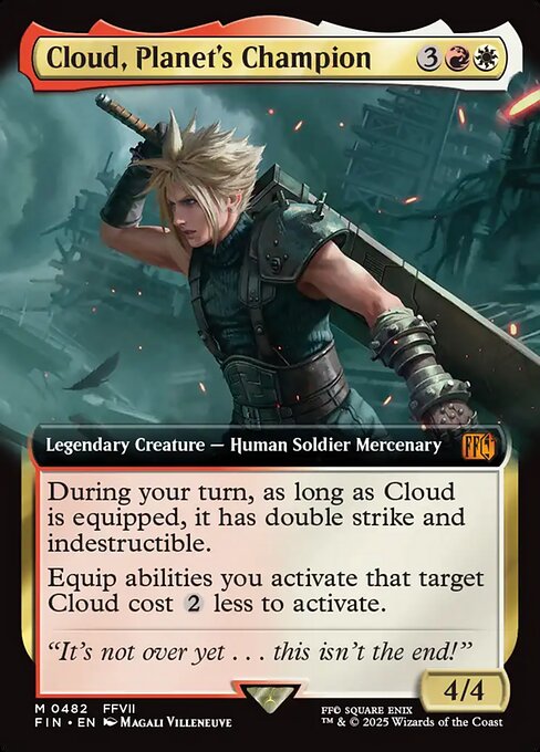 Cloud, Planet's Champion [Extended Artwork Foil]