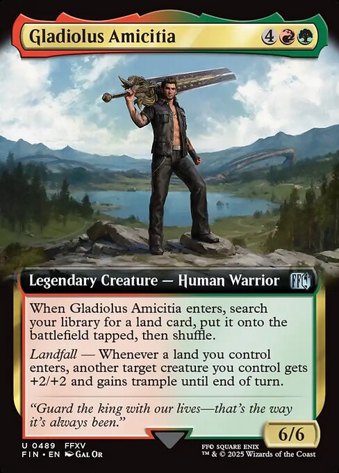 Gladiolus Amicitia [Extended Artwork Foil]