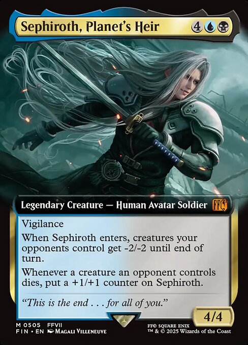 Sephiroth, Planet's Heir [Extended Artwork Foil]