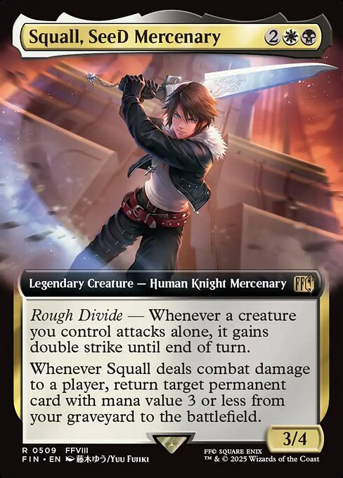 Squall, SeeD Mercenary [Extended Artwork]