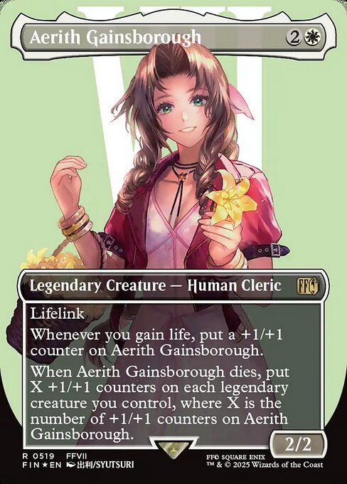 Aerith Gainsborough [Surge Foil Character Card]