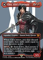 Clive, Ifrit's Dominant // Ifrit, Warden of Inferno [Surge Foil Character Card]