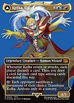 Kefka, Court Mage // Kefka, Ruler of Ruin [Surge Foil Character Card]